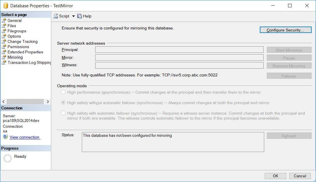 How To Configure Database Mirroring For Sql Server Tatvasoft Blog 5003