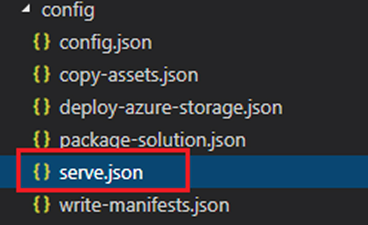 Serve.json