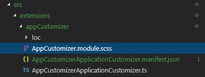 App Customizer Module