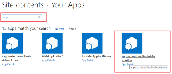 app-extension-client-side-solution