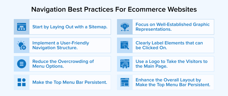 Navigation Best Practices for eCommerce Website