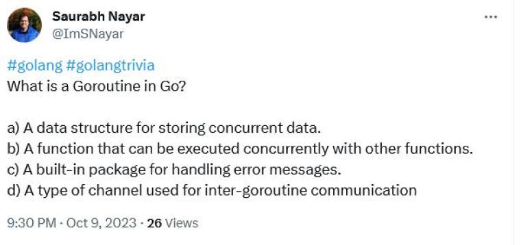 What is a Goroutine in Go?